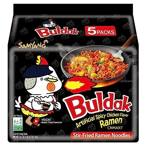 Buldak Noodles Hot chicken Black (Korean)