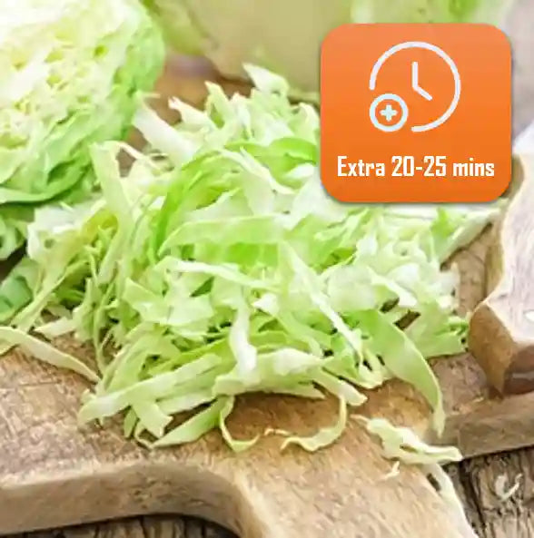 Chopped Cabbage (Shredded) 250gm