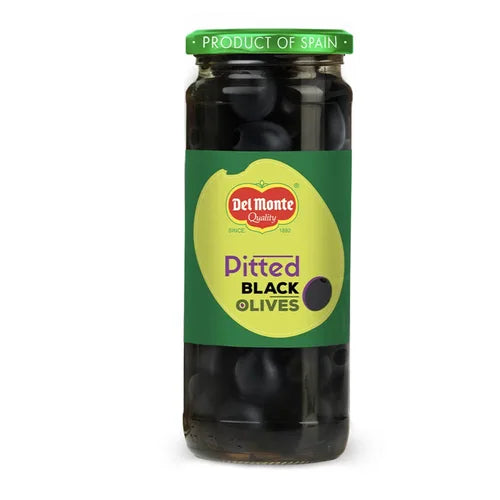 Delmonte Pitted Black Olives 450gm