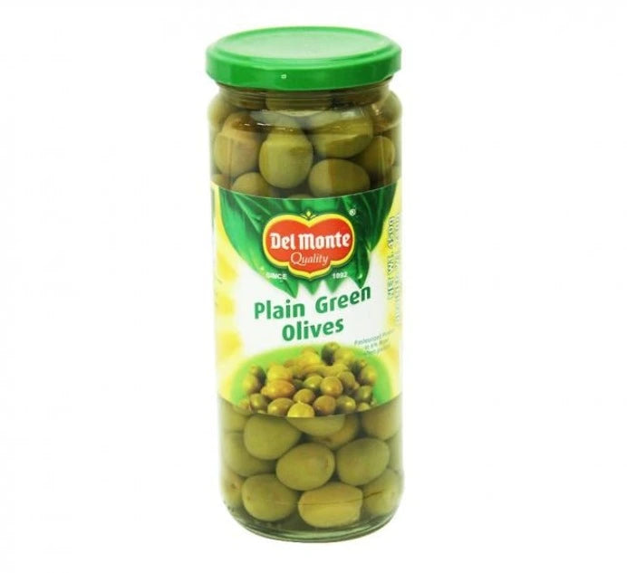 Delmonte Plain Green Olives 235gm