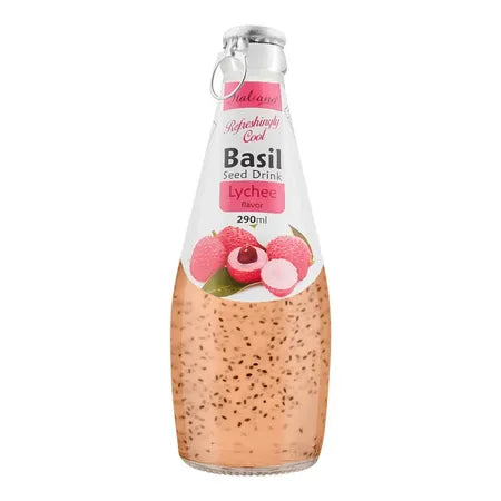 Eazu Lychee Basil Seed 290ml