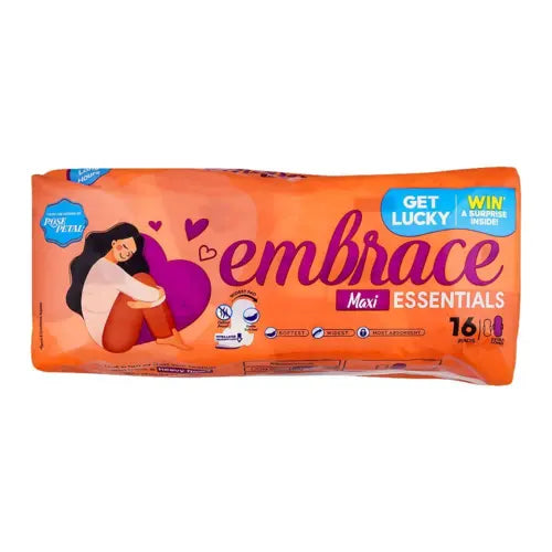 Embrace Maxi Extra Long Essential (16pcs)