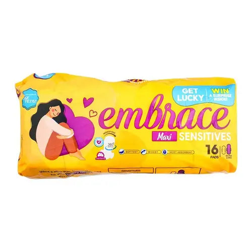 Embrace Maxi Extra Long Sensitive (16pcs)