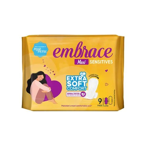 Embrace Maxi Long Sensitive (9pcs)