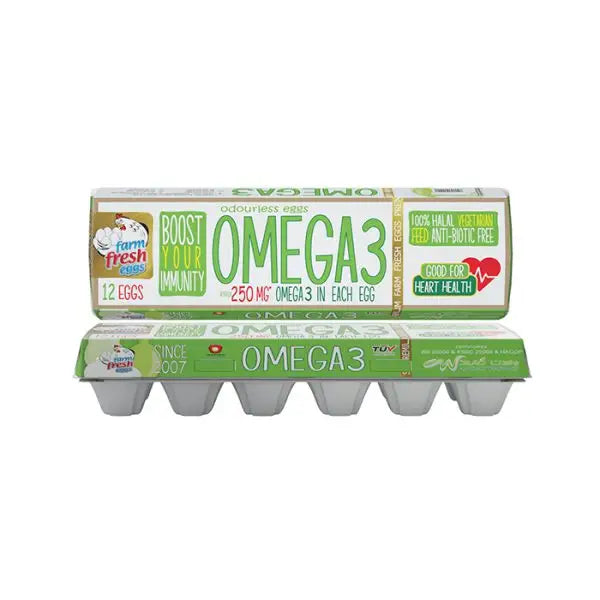 FF Omega3 Eggs 1 Dozen