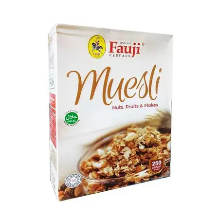 Fauji Muesli Nuts Fruits Flakes Cereal 250gm