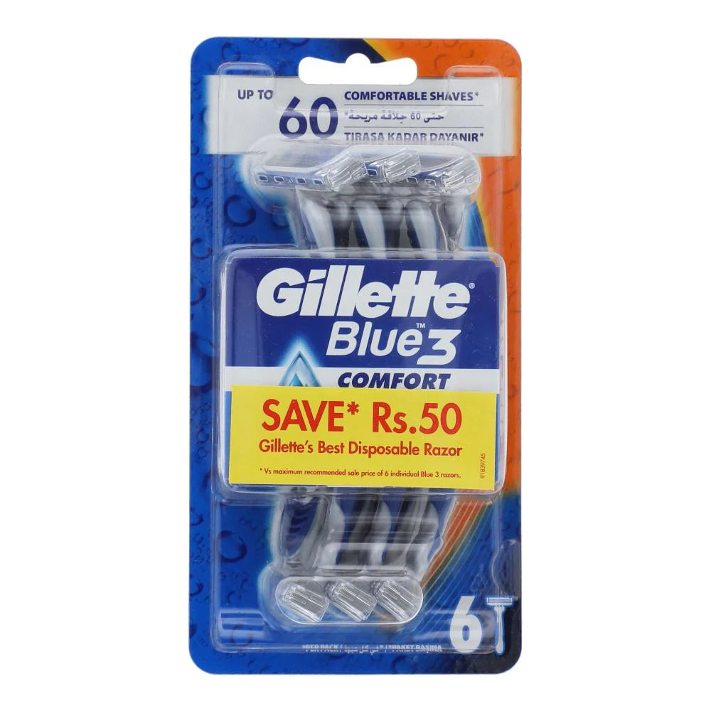 Gillette Blue 3 Save Pack 6pcs