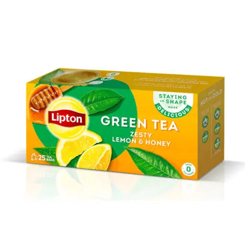 Lipton Lemon Zesty Honey Green Tea 25s