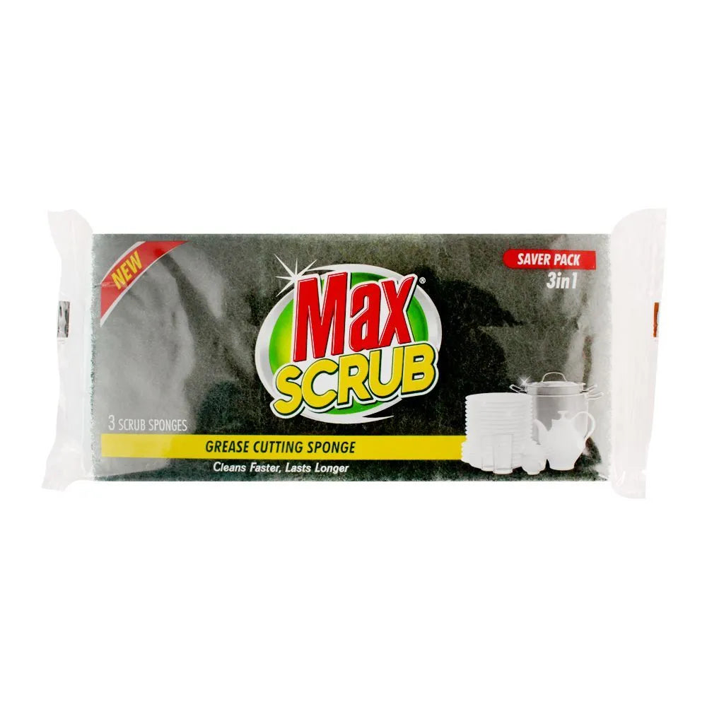 Max Scrub Sponge Saver Pack 3N1