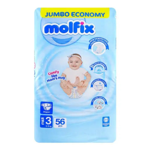 Molfix Size 3 Diapers (56pcs)