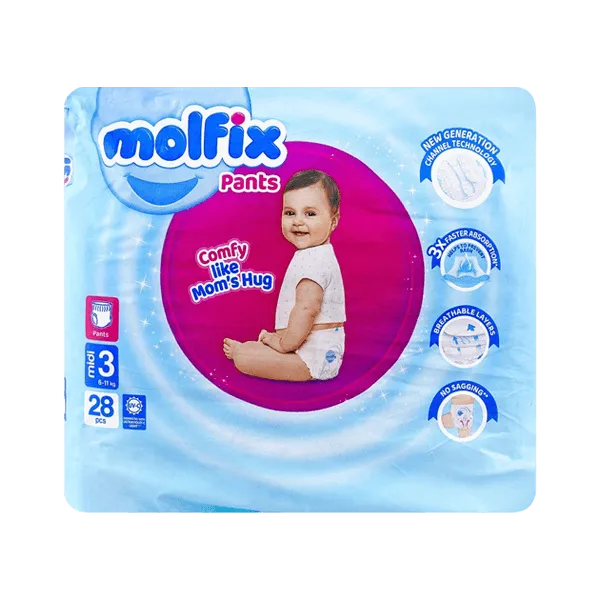 Molfix Size 3 Pants (28pcs)