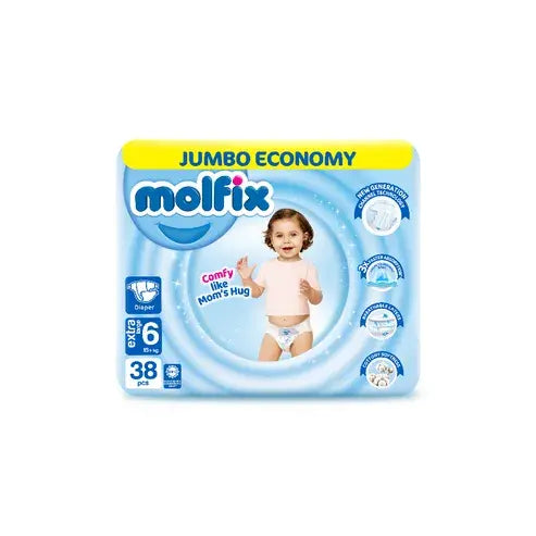 Molfix Size 6 Diapers (38pcs)
