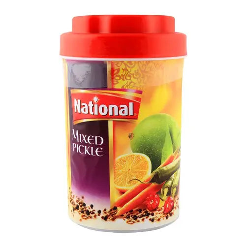 National Mixed Pickle Bottle 900gm