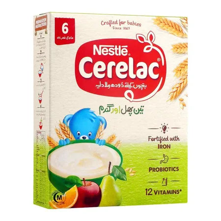 Nestle Cerelac 3 Fruits & Wheat 175gm