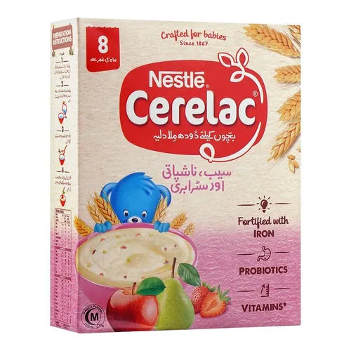Nestle Cerelac Strawberry & Apple 175gm