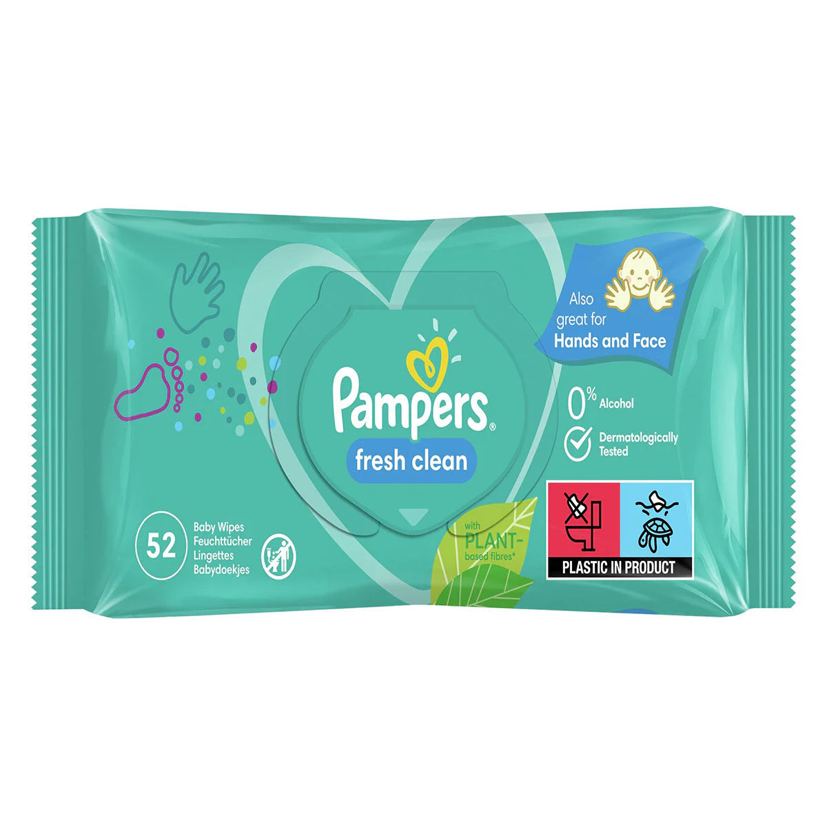 Pampers Wipes Fresh Clean (52pcs)