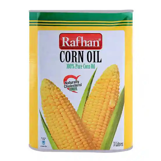 Rafhan Corn Oil Tin 3L