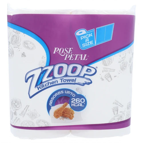 Rose Petal Zoop Kitchen Towel Twin