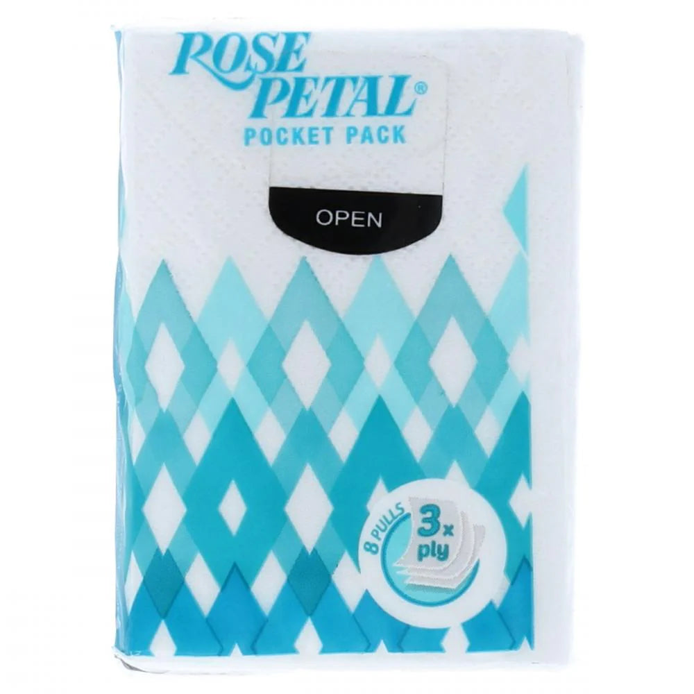 Rose Petal Pocket Tissue Pack