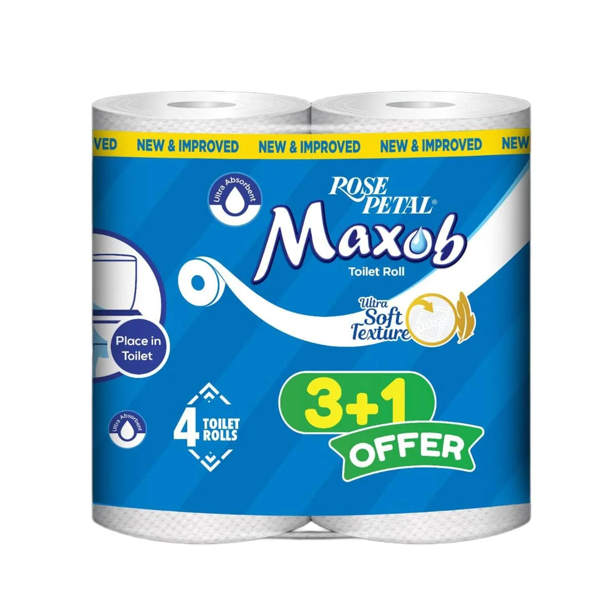 Rose Petal Toilet Roll 3+1 Free