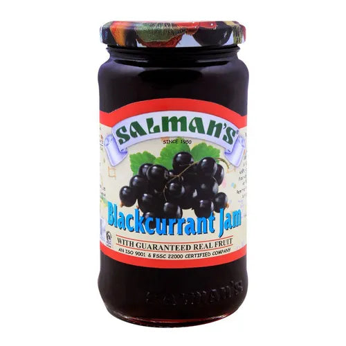 Salmans Blackcurrant Jam 450gm