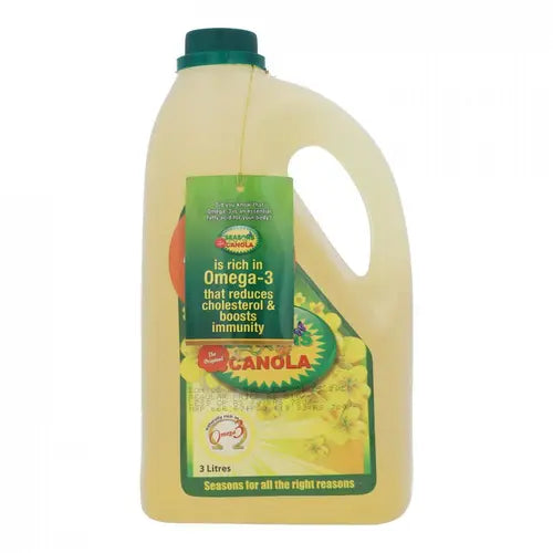 Seasons Canola Oil Bottle 3Ltr