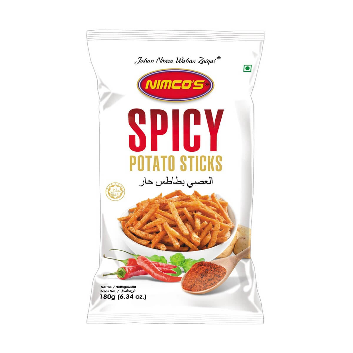 Spicy Potato Sticks (180gm)