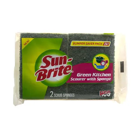 Sun Brite Sponge Scrub 2in1