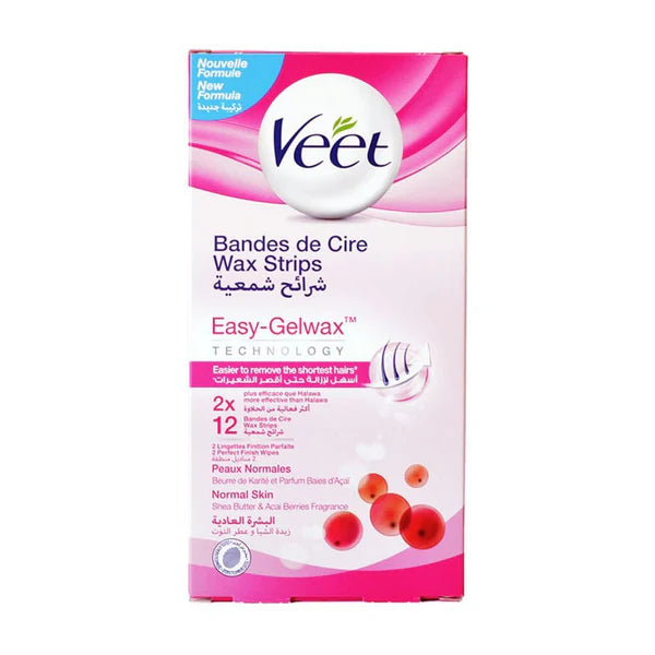 Veet Wax Strips Normal Skin 12pcs