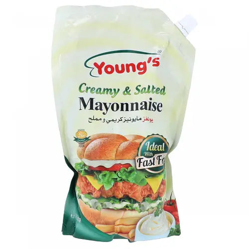 Youngs Creamy Salted Mayonnaise 1Ltr