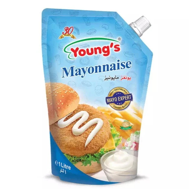 Youngs Mayonnaise 1Ltr Pouch